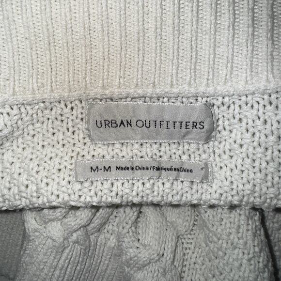 Urban Outfitters Womens M Sweater Cable Knit Fishermen Cozy Neutral Autumn Warm - Picture 8 of 10